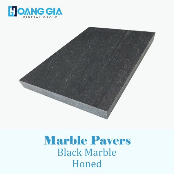 Black honed marble pic