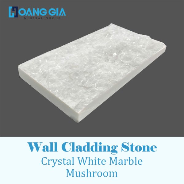 Crystal White Mushroom Marble