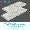 Split Crystal White Marble