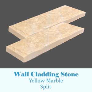 Split Yellow Marble