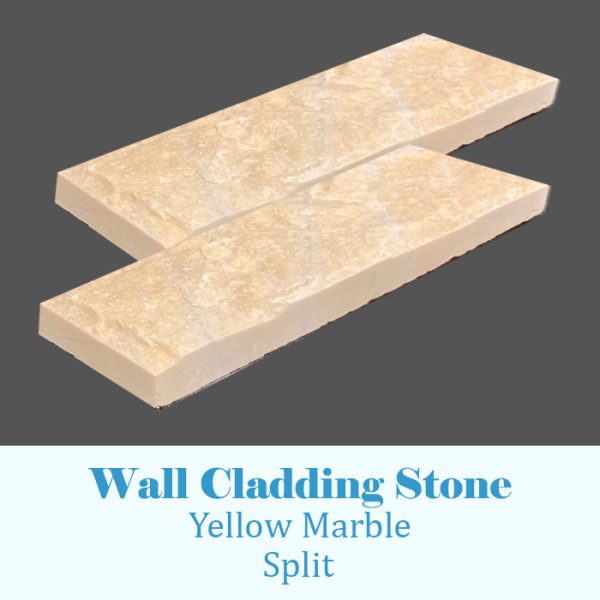 Split Yellow Marble