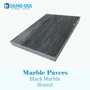 Black honed marble