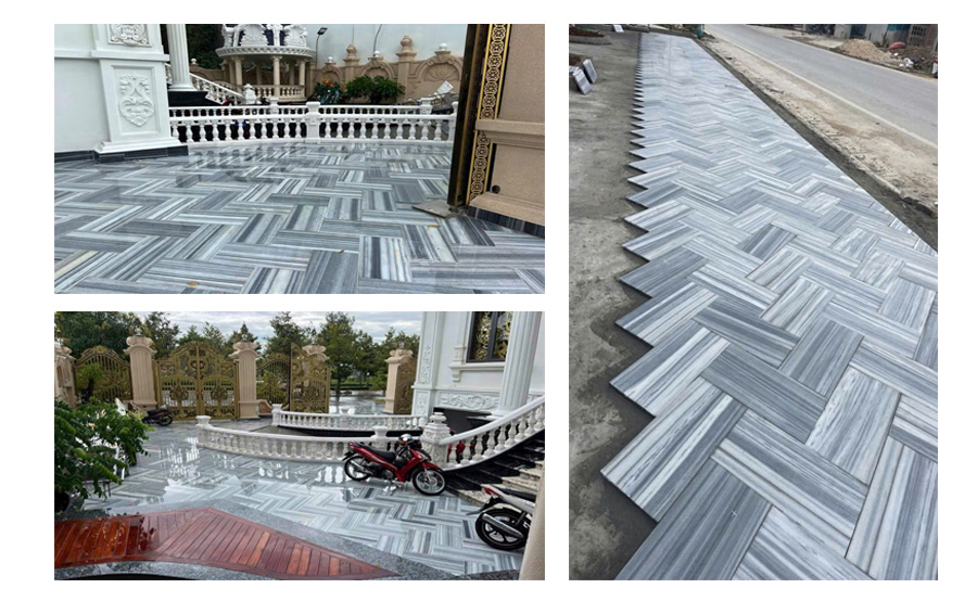 Viet Nam Gray Marble Tiles