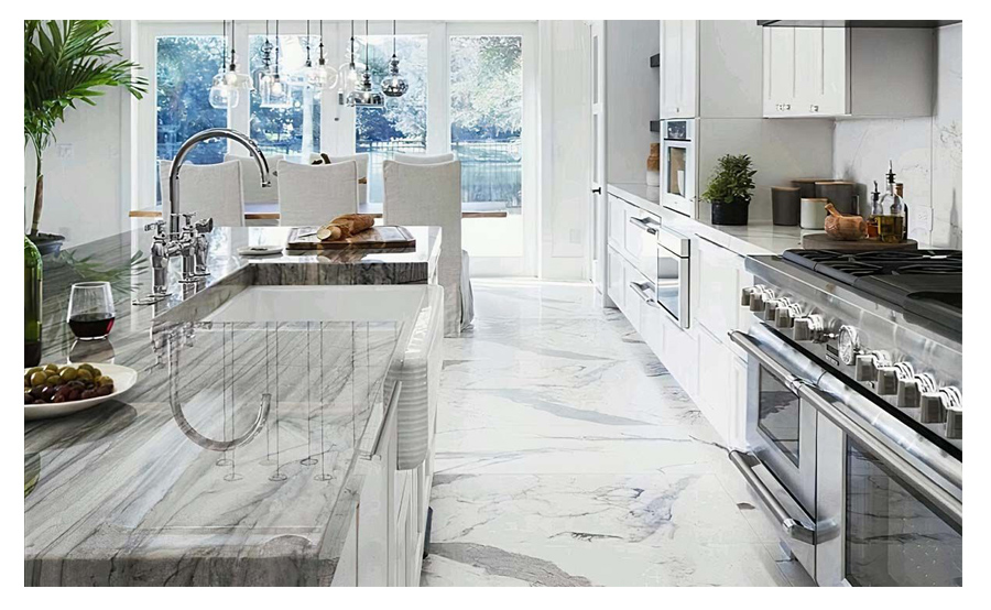 grey marble for kitchen